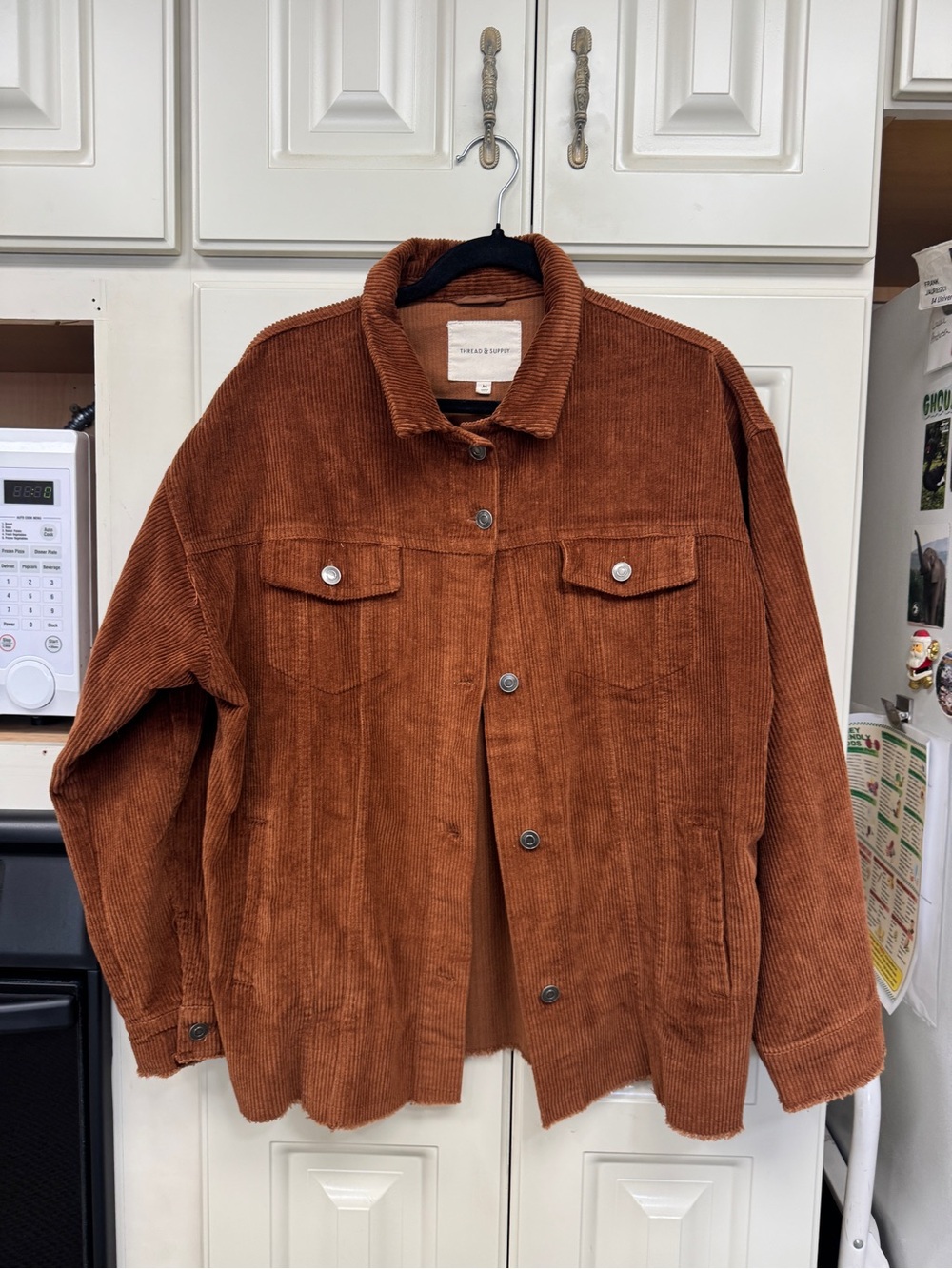 Thread & Supply Men's Corduroy Jacket - Rust Brown